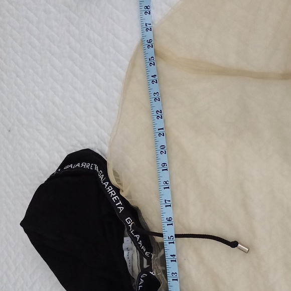 Ruben Galarreta long net sheer hoodie dress L Amazing - Picture 14 of 16